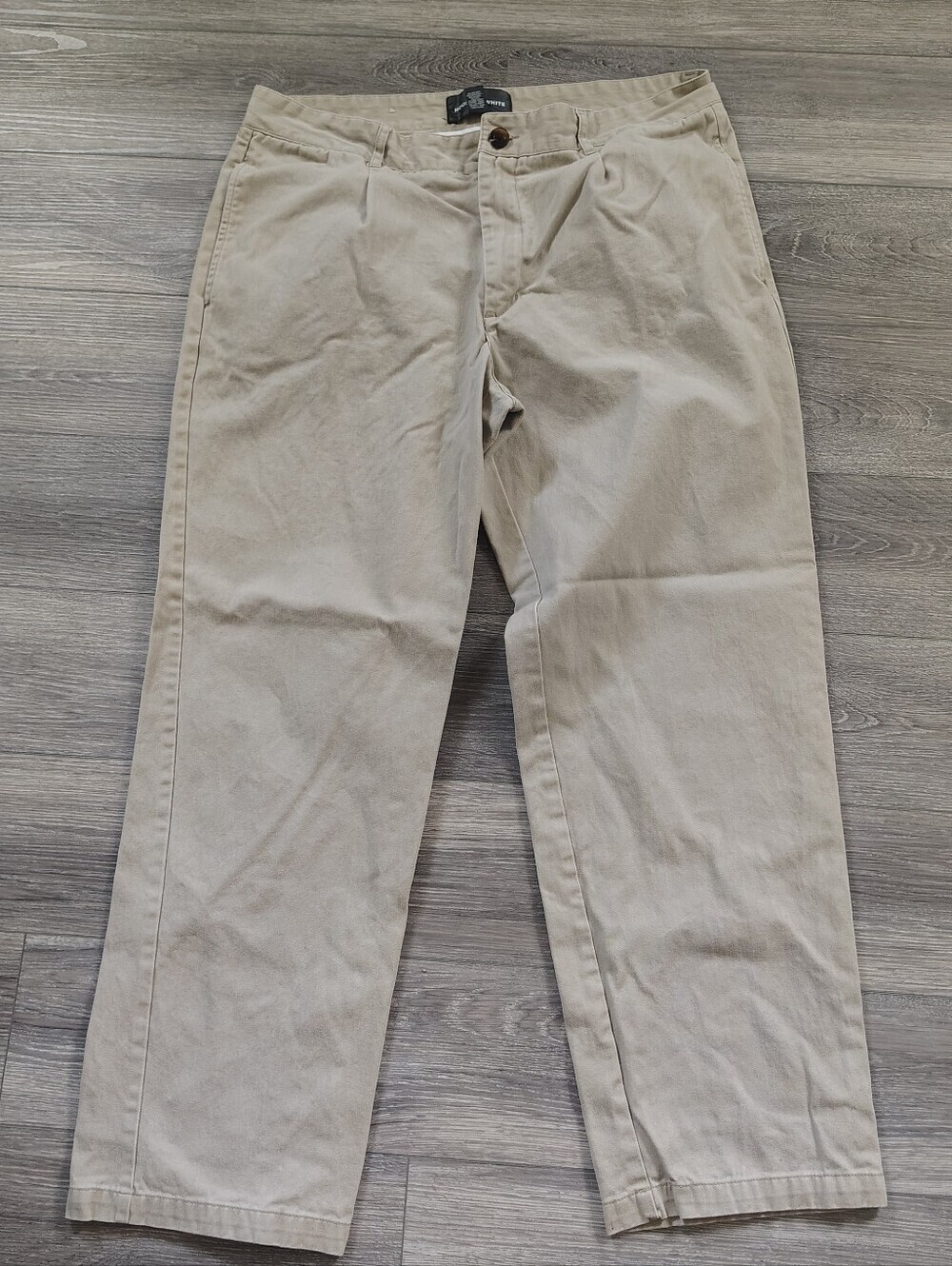 Houston White Men's Classic Straight Khaki Chinos - Light Tan 36 x 29